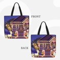 thumbnail image 2 of Silaia Bluey Print Tote Bag for Women Girls, Large Capacity Reusable Grocery Shoulder Bag,Washable Beach Bag,Shoulder Bag for Shopping, School, Work, 2 of 7