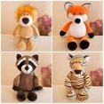 thumbnail image 4 of 2026 25cm Cute Forest Animals Plush Toy Children's Sleeping Mate Jungle Stuffed Lion Tiger Elephant Dog Giraffe Raccoon Monkey Doll, 4 of 5