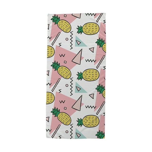 RXIRUCGD Microfiber Beach Towel Super Lightweight Multicolor Bath Towel Sandproof Beach Blanket Multi-Purpose Pool Towel For Adults and Kids Bath Towels On Beach