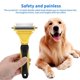 thumbnail image 2 of para Desmaterizar Perros, Cepillo de Aseo para Mascotas, Cepillo de para Perros de materiacero Inoxidable para Mascotas, Cepillo profesion Par Zulema Peine de nudo abierto de acero inoxidable, 2 of 8
