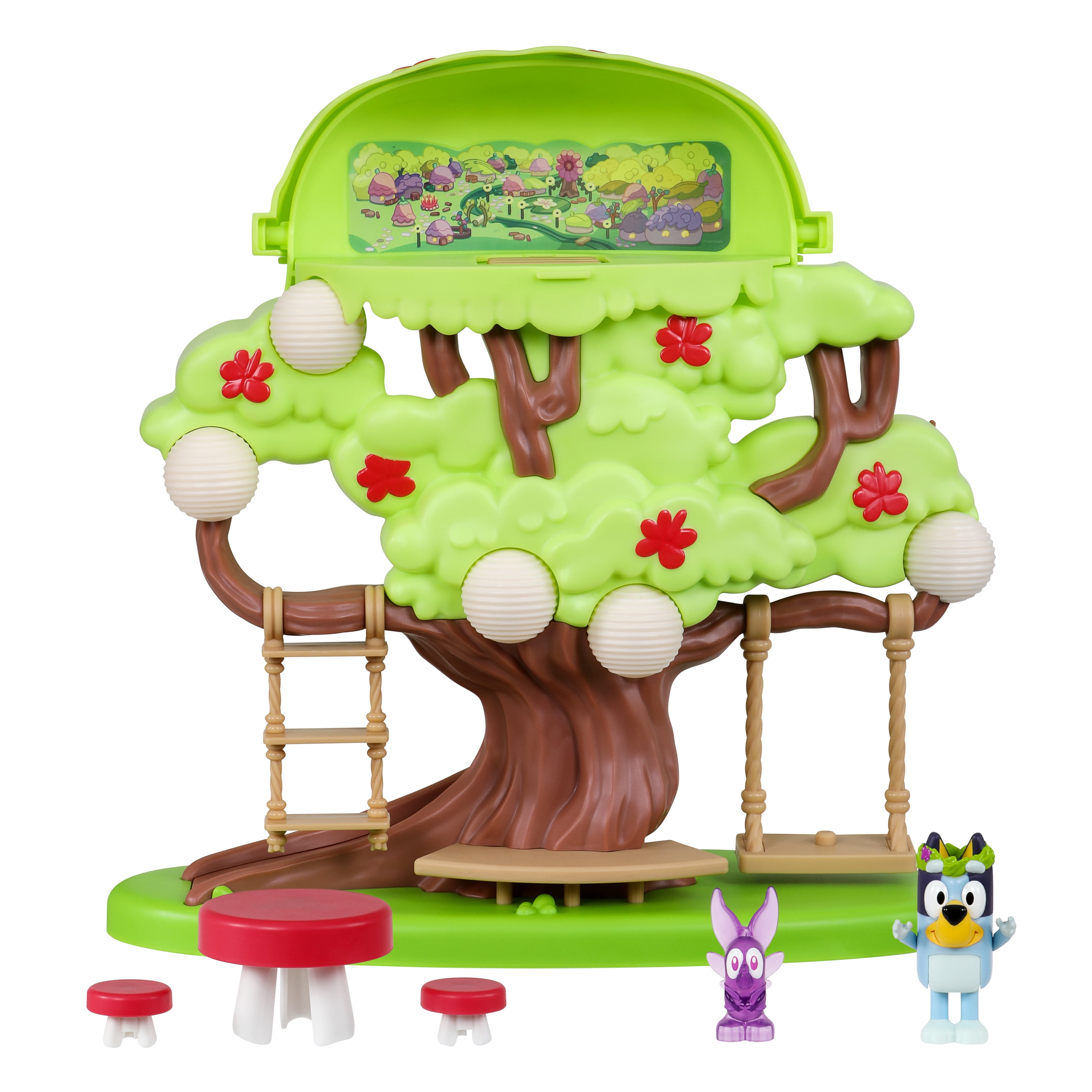 Bluey Tree Playset Flower Crown Bluey, Fairy Figures, and Accessories Preschool Ages 3+