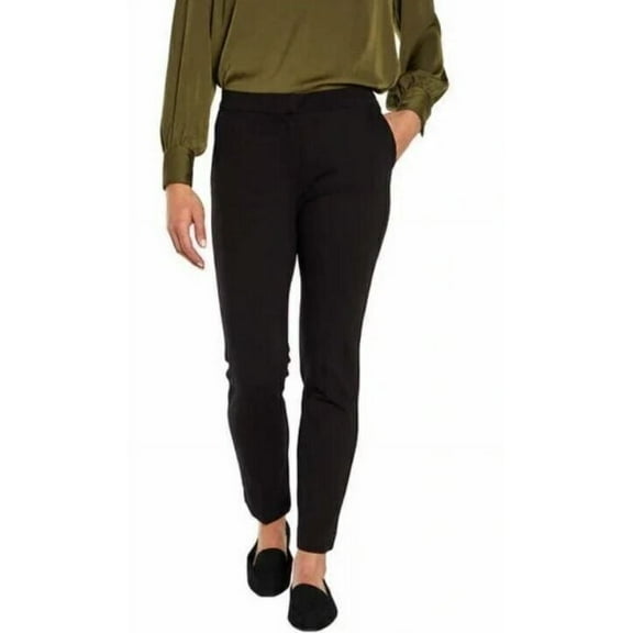 Banana Republic Women's Ponte Pant (Black, 12)