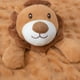 thumbnail image 2 of Manta para bebé BEILIMU Lion, 34 cm, suave, satinada, color minky, 2 of 6