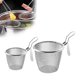 thumbnail image 2 of Colador de malla de acero inoxidable, colador con mango para hervir y freír, colador para cocinar al vapor, alimentos y verduras con olla R Q9M1, 2 of 6