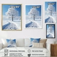 thumbnail image 4 of Designart "Snowy Tree gracefulness II" Floral Wall Art Print, 4 of 5