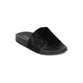 thumbnail image 1 of New Women Heart.Thentic FLO-20 Velvet Open Toe Footbed Flat Sandal, 1 of 7