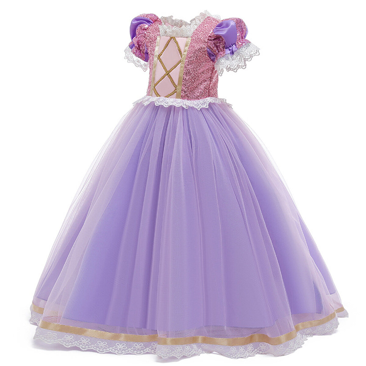 KAWELL Sofia Princess Costume for Girls, Purple, 2-3 Years photo 4
