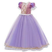 Girls Princess Costume Birthday Christmas Halloween Cosplay Carnival Fancy Dress,Child 3t