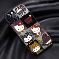 thumbnail image 1 of Phone Case For iphone 15 14 12 Pro 13 Mini 11 Pro Max SE XS X 8 XR 6s 7 14 Plus 5s Soft Cover Shell Hello Kitty Pink Cartoon Cat LXY, 1 of 6