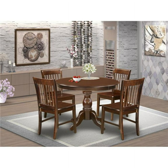 5 Piece Hartland Dining Set - Mahogany
