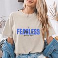 thumbnail image 4 of Jollimate Fearless Shirt, Christian Shirt For Women, Bible Verse Tee, Faith Shirt Gift For Her, 4 of 6
