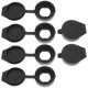 thumbnail image 3 of Charging Port Dust Plug Scooter Key Panel Cover Compatible with Harsh Environment Conditions Black Plastic 6 pcs, 3 of 5