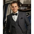 thumbnail image 4 of Vittorio Farina Pleated Bow Tie & Pocket Square, 4 of 63