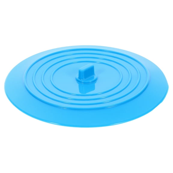 HOOWIFFY Blue Silicone Sink Plug Universal Drain Stopper for Bath and Kitchen