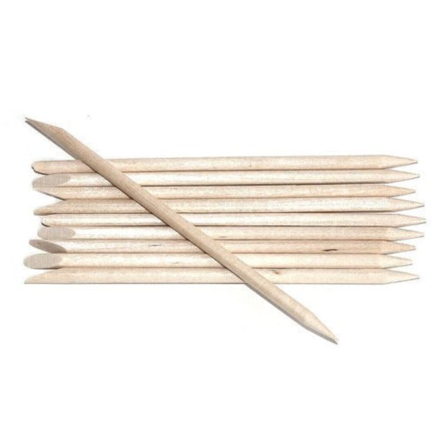 Perfect Stix - Palillos de madera para cutículas de manicura, 4.0 in de largo (paquete de 1000)