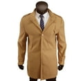 thumbnail image 2 of Men's Pea Coat Winter Warmth Wool Coat Long-Length Coat Outdoor Business Casual Men's Wear, 2 of 2