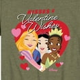 thumbnail image 3 of Disney Princess - Kisses and Valentine Wishes - Youth Short Sleeve Graphic T-Shirt, 3 of 4