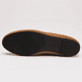 thumbnail image 6 of Miluxas Women's Suede Ballet Flats, Elegant Round Toe Slip-On Shoes with Gold Emblem, Stylish Comfort Flats for Work & Casual Occasions Brown 9(42), 6 of 8