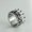 Silver, variant on Stainless steel steel crown ring silver men and women couple jewelry