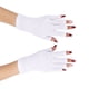 thumbnail image 2 of GOOHOCHY Guantes de medio dedo de protección solar blanca, manopla de entrenamiento, guantes cortos de protección UV para arte de uñas, ciclismo al aire libre, escalada, montar, 2 of 8