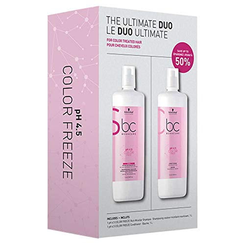 Schwarzkopf BC Bonacure Color Freeze Silver Shampoo Conditioner Duo ...