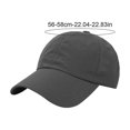 thumbnail image 3 of Gorra de béisbol ligera yuxing con visera solar y cola de caballo cruzada Secado rápido gris oscuro 56-58 cm, 3 of 3