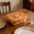 thumbnail image 6 of Foldable Silicone Food Storage Container, Leak Resistant Kitchen Storage Box, Collapsible Lunch Organizer, Portable Food Preservation Container For Camping Travel And Home Use, 6 of 6