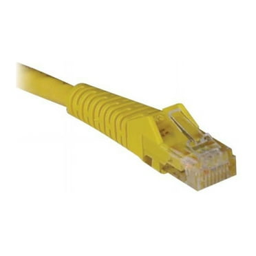 TRIPP LITE N201-004-YW 4 ft. Cat 6 Yellow Gigabit Snagless Molded Patch Cable