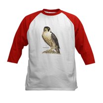 CafePress - Peregrine Falcon Bird Kids Baseball Jersey - Kids Cotton Baseball Jersey, 3/4 Sleeve Shirt