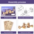 thumbnail image 4 of Rompecabezas 3D para adultos, kit de manualidades de madera con LED, para adolescentes, 4 of 5