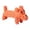 Orange 1 Pack, variant on Pet Cotton Rope Toys Molars Teeth Cleaning Dog Supplies Dog Toys Pet Supplies 6PCS