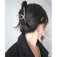 thumbnail image 2 of De horquillas de Metal lisas para mujer, pinzas para el cabello geométricas, tocado de Metal, accesorios para el cabello para mujer, joyería de estilismo, 2 of 5