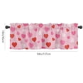 thumbnail image 2 of Valentine's Farmhouse Window Valances,54" x 18"Kitchen Valance,Rod Pocket Window Valance, 2 of 2