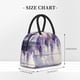 thumbnail image 2 of Disketp Lavender Blooms Window Bolsa Térmica para Almuerzo, Lonchera con Abertura Amplia y Gran Capacidad, Organizador Reutilizable para Mujeres, Hombres y Adultos, 2 of 6