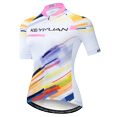 thumbnail image 3 of 2023 KEYIYUAN Camiseta de ciclismo divertida para mujer, camiseta de manga corta de verano para bicicleta de montaña, ropa para bicicleta, camiseta de carreras, maillot Velo, 3 of 5