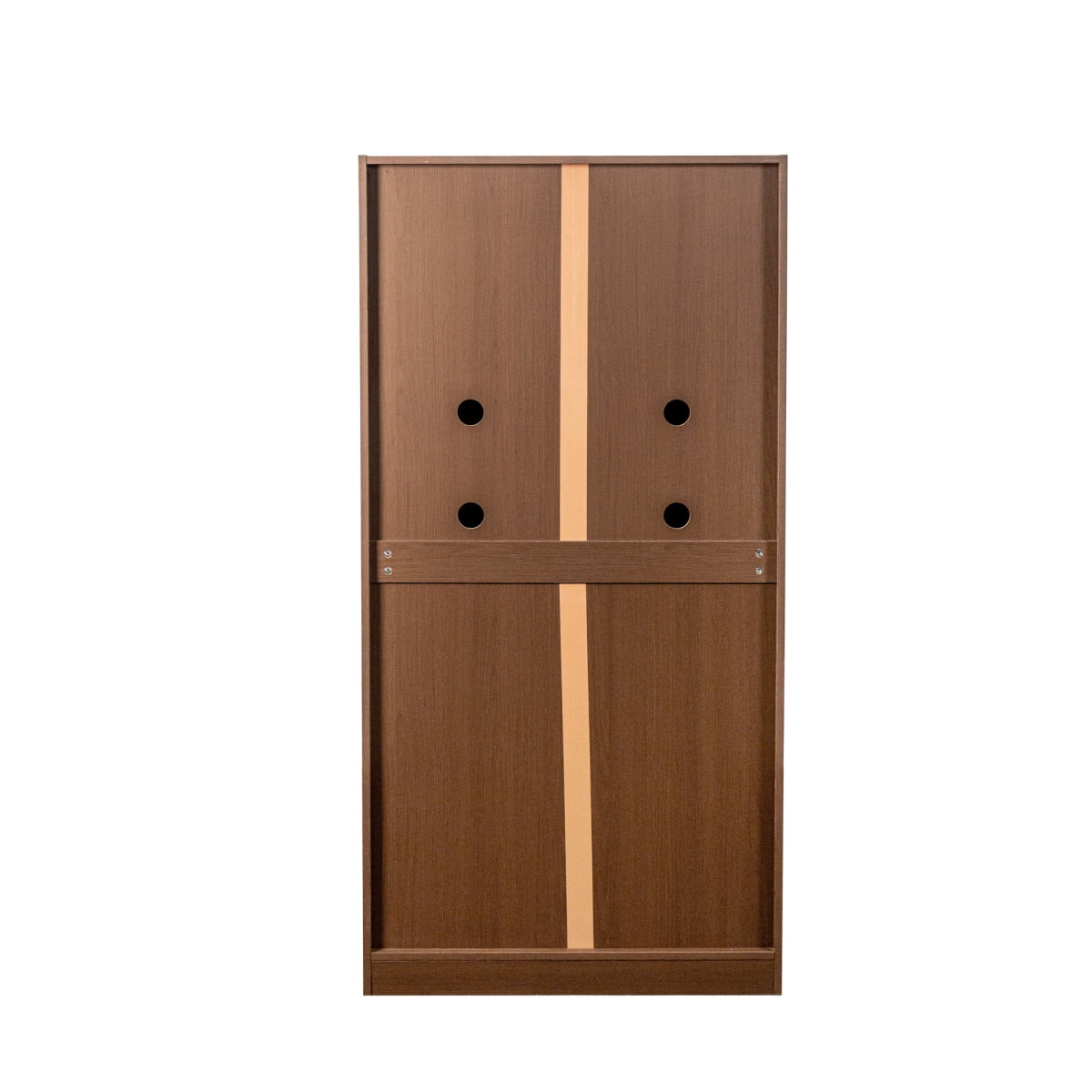 GZXS 63"H Kitchen Pantry Cabinet with Door Racks, Multi-Level Interior Shelves, and Back Cable Management Holes, Wooden Freestanding Buffet Cupboard for Home Kitchen, Dining, or Living Room (Brown)