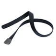 thumbnail image 2 of Joseph Elliott Belts Men's Genuine Leather Ratchet Adjustable Golf Belt Black, Brushed Steel Buckle, 2 of 2