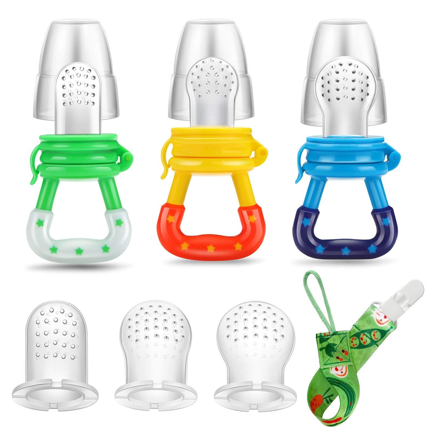 Baby Pacifier Fruit Feeder Baby Soother Teeth Care Food Grade Silicone Vegetable 