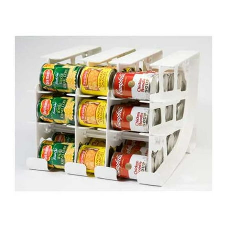 FIFO - Can Tracker - Shelf Can Rotator - Pantry Tin Can Food Storage Rotation (Best Food Storage System)