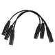 thumbnail image 1 of Cable de extensión XLR de 2 piezas, macho a hembra, cable de micrófono, cable divisor de micrófono balanceado, cable mezclador de audio, cable XLR balanceado, 1 of 7