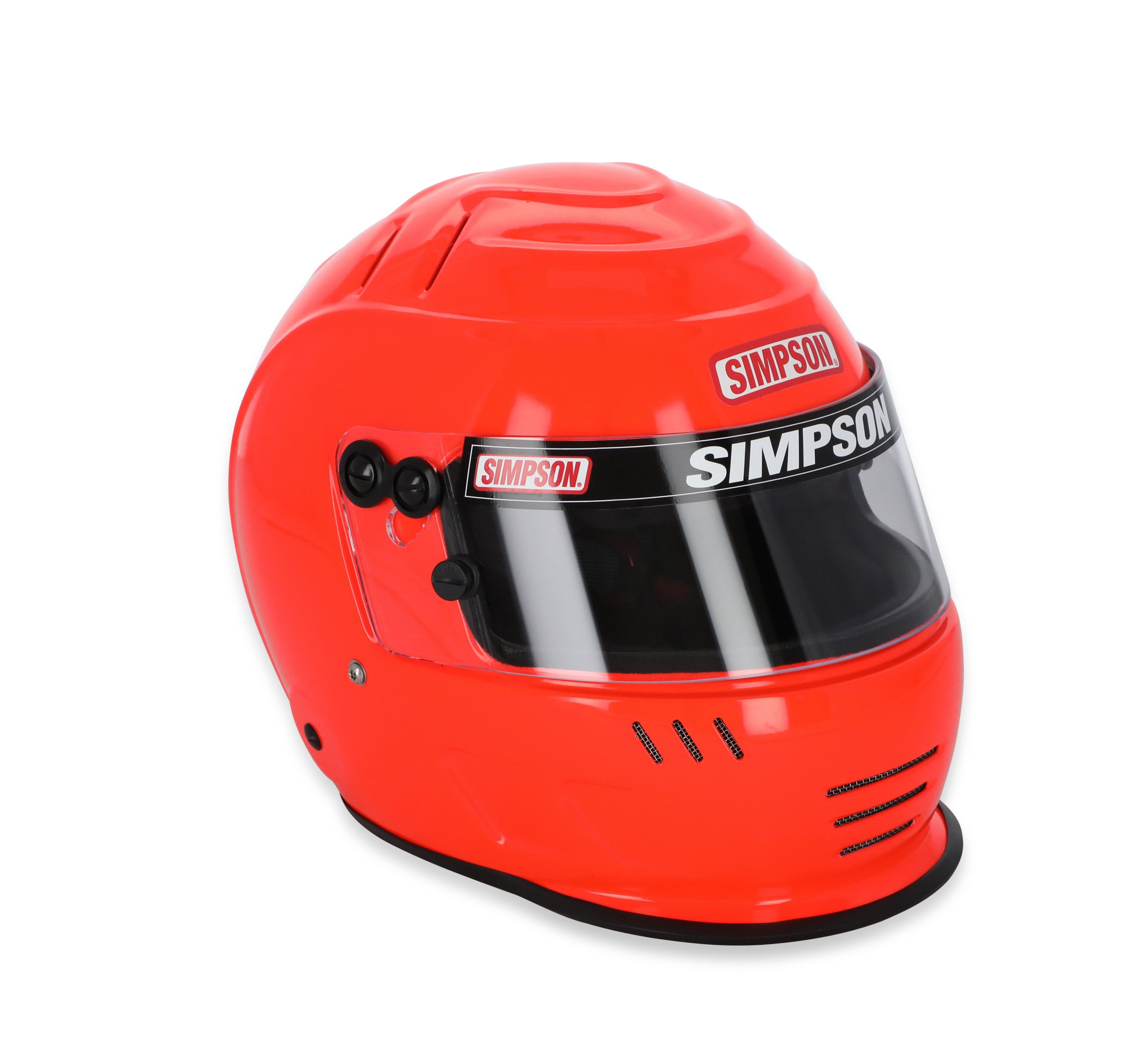 Simpson Racing 770718S SA2020 Speedway Shark Racing Helmet 7-1/8 Safety Orange