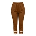 thumbnail image 6 of Guluxicc Women's Cropped Pants Elastic Waist Relaxed Summer Casual Capris for Everyday Wear, 6 of 9