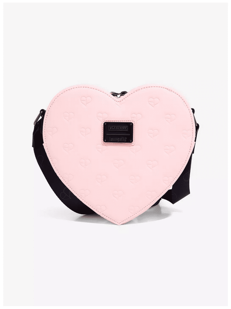 Loungefly BLACKPINK All-Over Print Heart Shaped Crossbody Bag