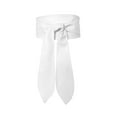 thumbnail image 5 of Milageto Women Waist Belt Adjustable Dress Corsets Waistband for Clothes Skirt Ladies White, 5 of 8