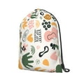 thumbnail image 2 of XMXT Waterproof Gym Bag, Colorful abstract Hand Painting Drawstring Backpack for Men, m, 2 of 8