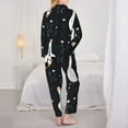 thumbnail image 5 of Disketp Pajamas Set Long Sleeve Sleepwear Womens Button Down Nightwear Pj Sets-Fashionable Goose, 5 of 9