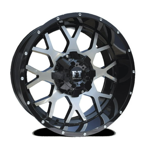 18X9 10-127/135 OFF ROAD FT#0151 POLISH/GLOSSY BLACK -12/87.1
