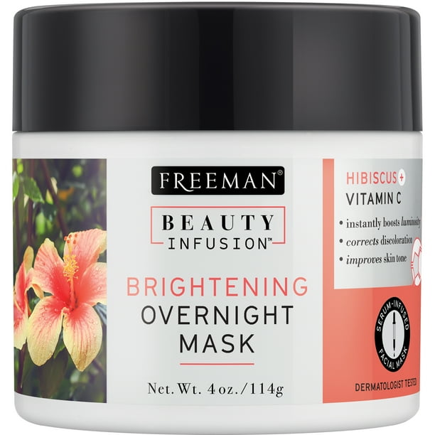 Brightening Overnight Face Mask Hibiscus + Vitamin C