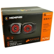 Pair Memphis Audio RNGR65FE18 75w RMS LED Speaker Pods For 2018+ Polaris Ranger