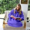 thumbnail image 4 of Flyingstar Oversized Hoodie Throws Blanket Sweatshirt, Super Soft,  Adults Men Women Teenagers, 4 of 7